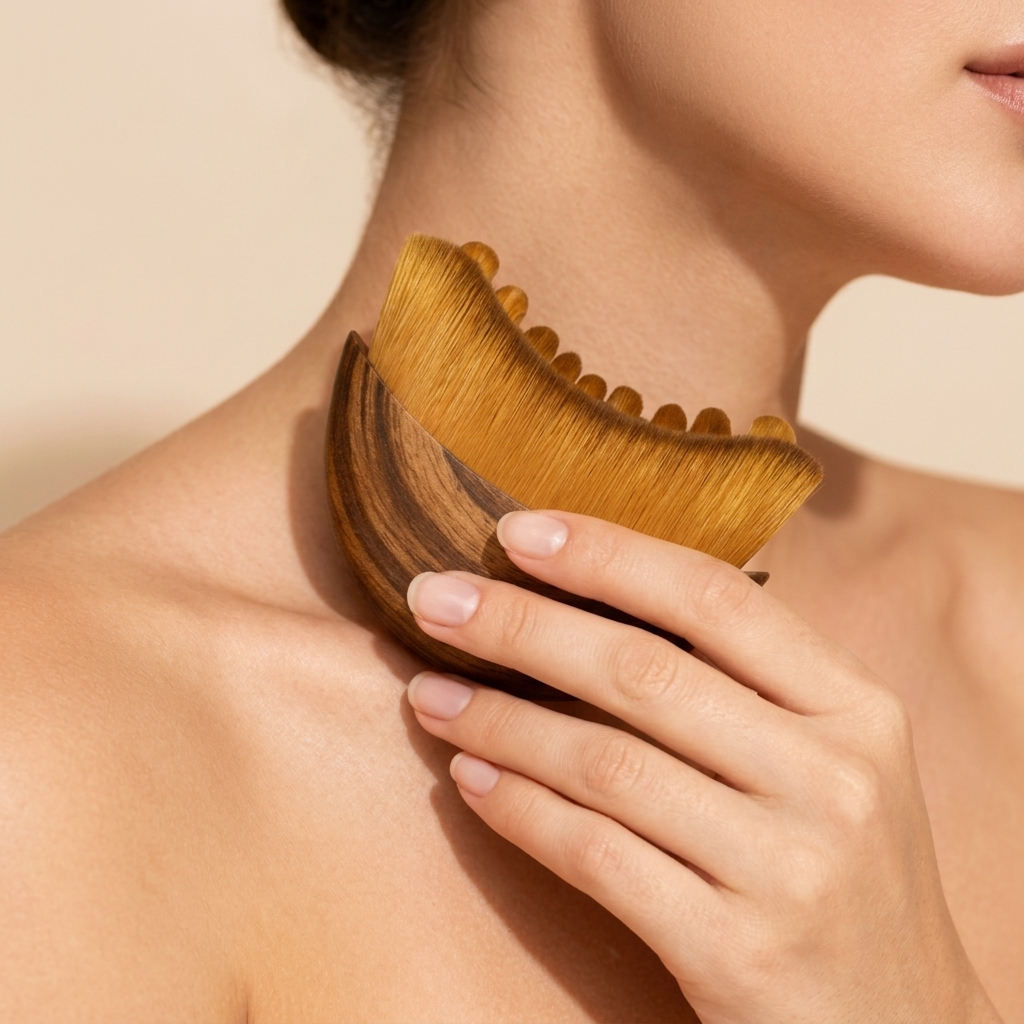 Brosse drainante visage — Luméra